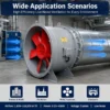 Mixed Flow Fan, 220 V, Electric - view 2