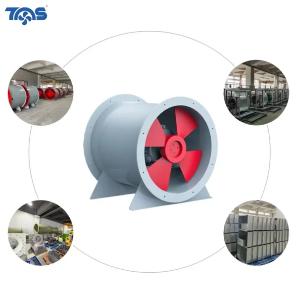 Mixed Flow Fan, 220V-480V, Electric
