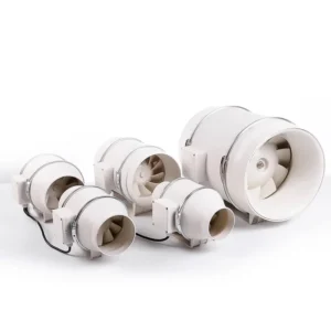Mixed Flow Fan, 220V/50HZ, 4/5/6inch, Inline, 8''