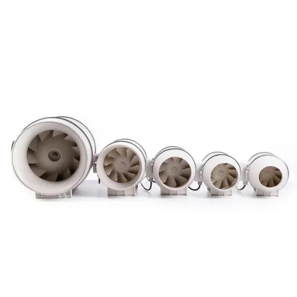 Mixed Flow Fan, 220V/50HZ, 4/5/6inch, Inline, 8'' - view 4