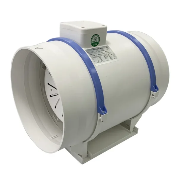 Mixed Flow Fan, 8inch, Plastic, Inline - view 2