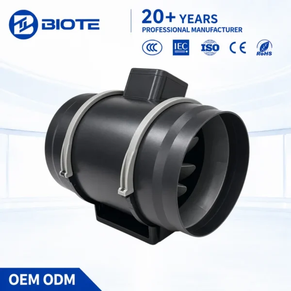 Mixed Flow Fan, BIOTE, Inline, 100-240V - view 2