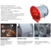 Mixed Flow Fan, Customized, Electric - view 2