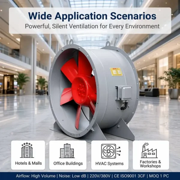 Mixed Flow Fan, Inline, HVAC - view 3