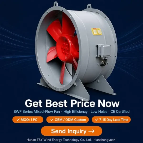 Mixed Flow Fan, Inline, HVAC - view 6