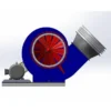Mixed Flow Fan, Stainless, Steel, 2900rpm