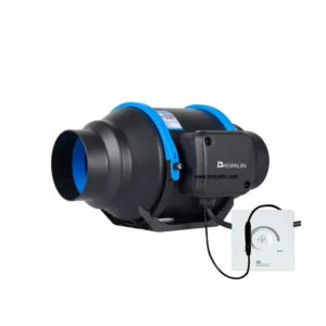 Mixed Flow In-line Fan, 4-10inch, 120 V, 200