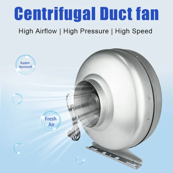 Mixed-flow Metal Duct Fan, DCFAIR, 220V - view 4