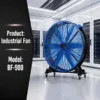 Mobile Hvls Industrial Fan, 900mm, 500W, 100-Speed, GIMEFAN