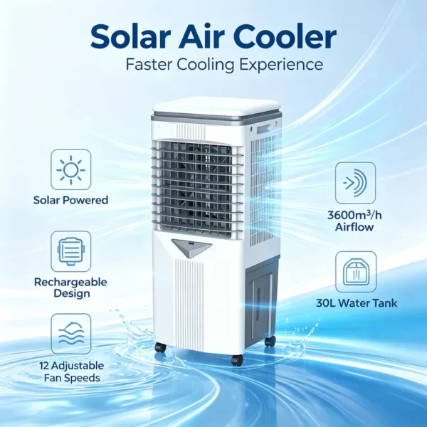 Mobility Standing Fan, 30L, Solar - view 3