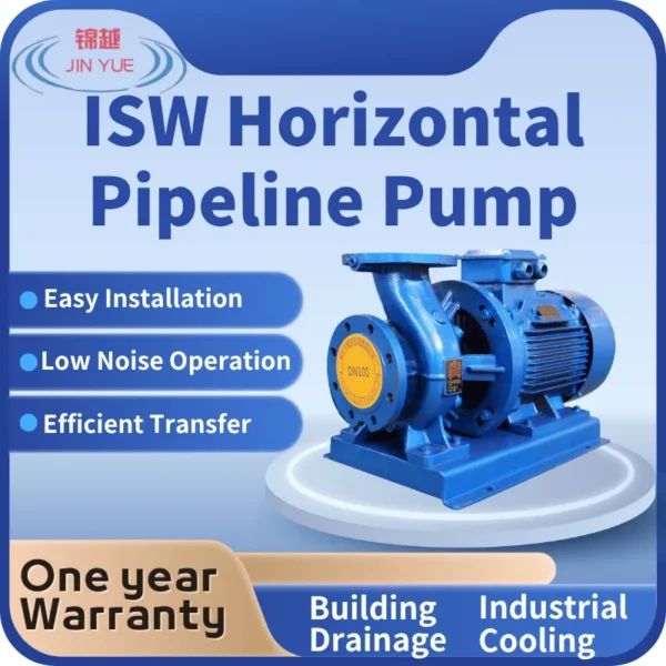 Model Horizontal Pipeline Pump, Electric, Stainless Steel - view 2