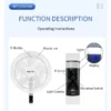 Model Solar Fan, 45W(0.06hp), Plastic - view 2
