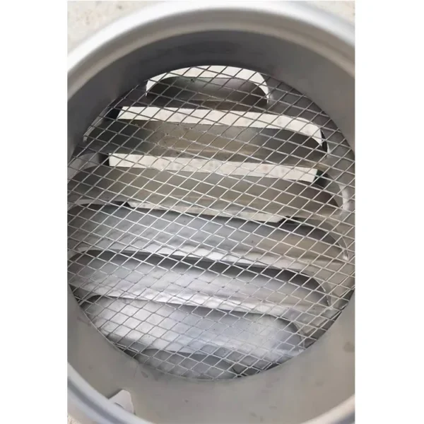 Modern Design Exhaust Fan, Stainless, Steel, 180mm, HVAC - view 3