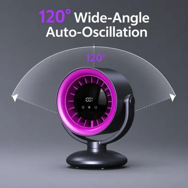 Modern Desktop Fan, 100, Portable - view 6