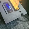 Modern Electric Fogging Fireplace, 3D, Steel - view 3