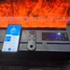 Modern Electric Fogging Fireplace, 3D, Steel - view 4