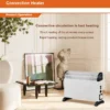 Modern Free-standing Convection Heater, 2000 W, Metal - view 2