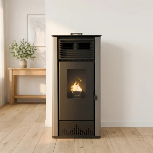 Modern Freestanding Pellet Stove, 12kw, PS-120 - view 3