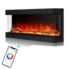 Modern High-end Electric Fireplace, RGB, 110~120V or 220~240V