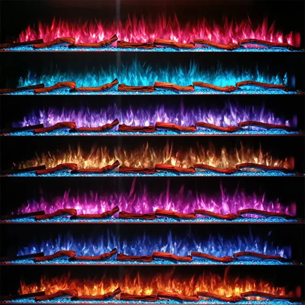 Modern High-end Electric Fireplace, RGB, 110~120V or 220~240V - view 6
