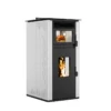 Modern Steel Pellet Stove, PS-100, Metal