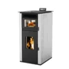 Modern Steel Pellet Stove, PS-100, Metal - view 5