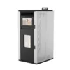Modern Steel Pellet Stove, PS-100, Metal - view 6