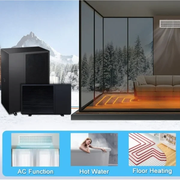 Monoblock Heat Pump, 12kw, EVI, R290 - view 4