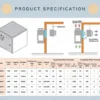 Monoblock Refrigeration Equipment Freezer, 110V, R404A - view 4
