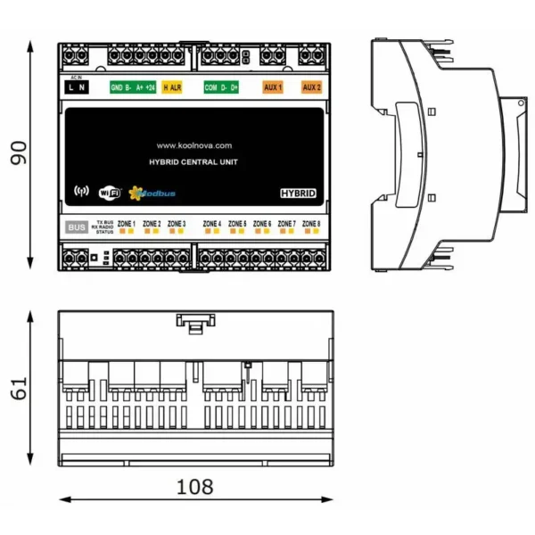 Motorized Dampers Control Unit, 4-Zone, HVAC, 2-Year - view 4