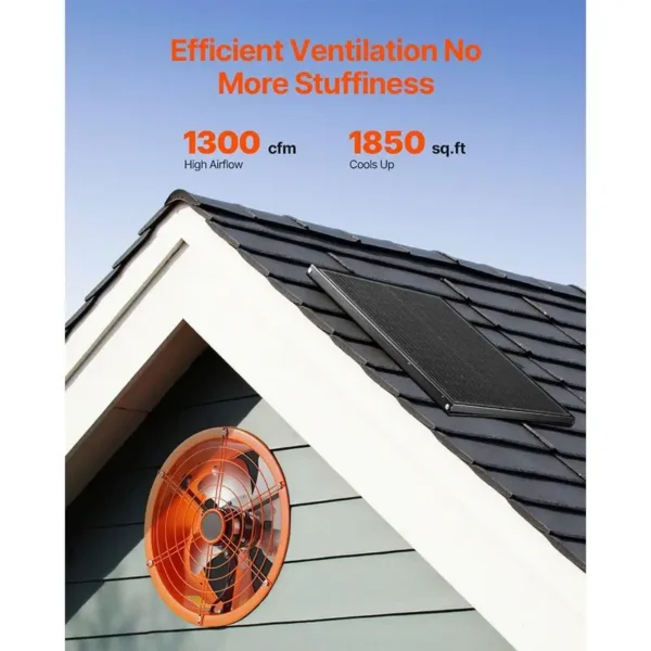Mount Attic Exhaust Fan, 1300, CFM - view 2