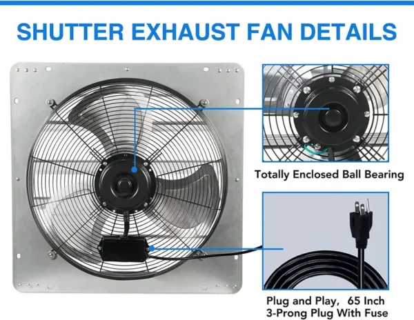 Mount Automatic Shutter Extractor, 220, 380v, Wall - view 4