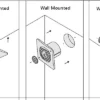 Mount Duct Exhaust Fan, Wall, 220-240V, 201 - view 3