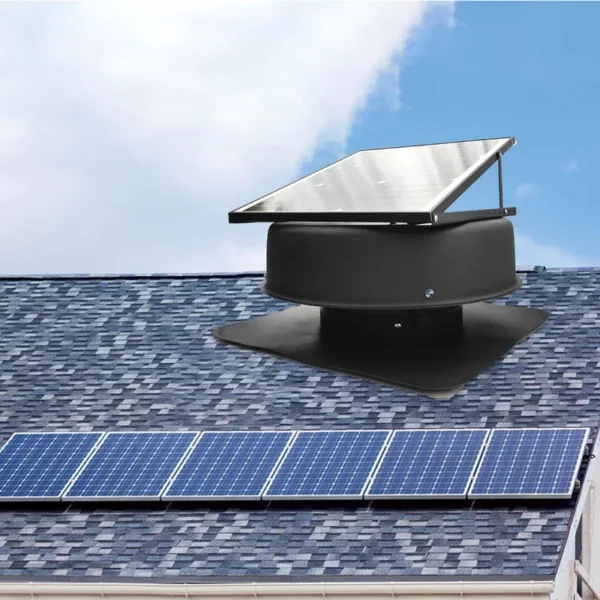 Mount Solar Ventilation Fan, LONGWELL, Roof, 6-18VDC