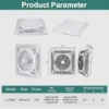 Mount Ventilation Exhaust Fan, 220V, Plastic, Ceiling - view 2