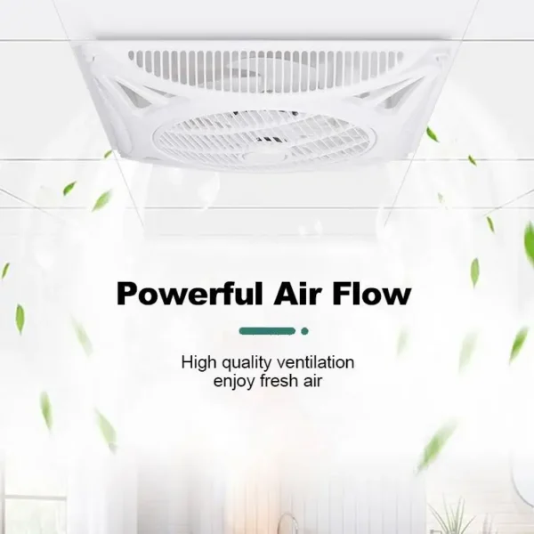 Mount Ventilation Exhaust Fan, 220V, Plastic, Ceiling - view 6