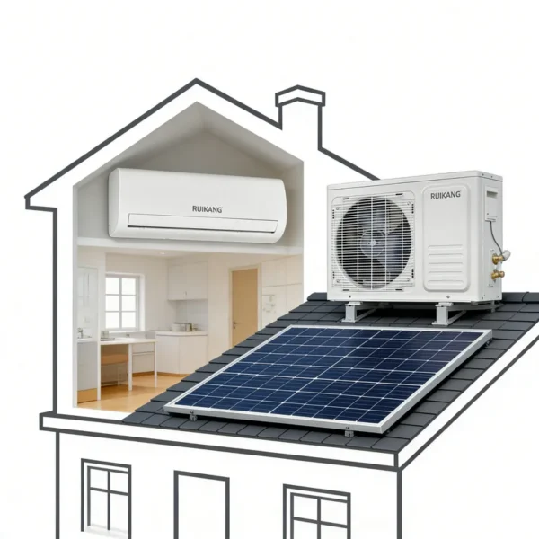 Mounted Air Conditioner, RUIKANG, 12000BTU, Inverter, Solar - view 2
