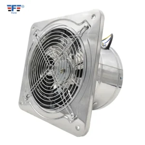 Mounted Axial Exhaust Fan, Stainless, Steel, Wall