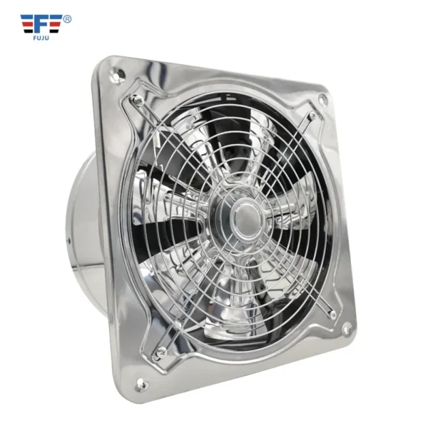 Mounted Axial Exhaust Fan, Stainless, Steel, Wall - view 3