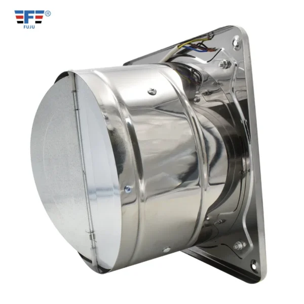 Mounted Axial Exhaust Fan, Stainless, Steel, Wall - view 4