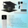 Mounted Exhaust Vent Fan, Solar, Brushless, Roof