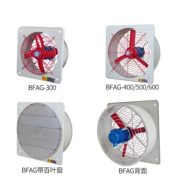 Mounted Explosive-proof Ventilation Fan, ATEX, 220v, Wall - view 2