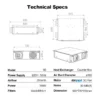 Mounted Heat Recovery Ventilator, S5, ERV, 350m³/h, Ceiling - view 6