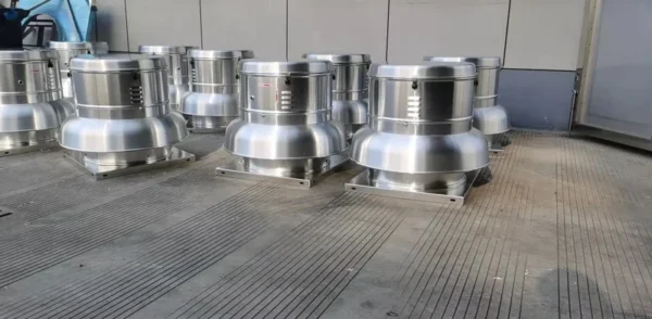 Mounted Industrial Exhaust Fan, Aluminum, Axial, Roof - view 3