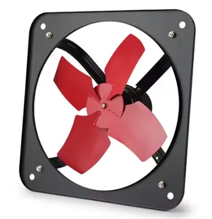 Mounted Industrial Ventilation Fan, Wall, Electric, Portable
