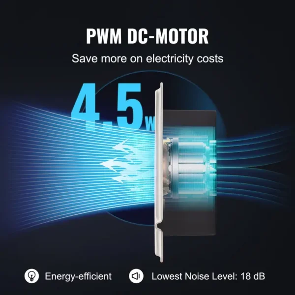 Mounted Register Booster Fan, Wall, 6x10, D0100X3ITAP - view 4