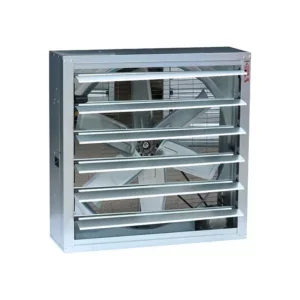 Mounted Shutter Exhaust Fan, Wall, 110 V, Metal