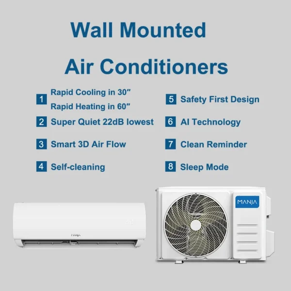 Mounted Type Unit, R32, R410a, 9000, 18000btu - view 2
