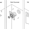 Mounted Wall Exhaust Fan, 4''6'', Ceiling - view 4