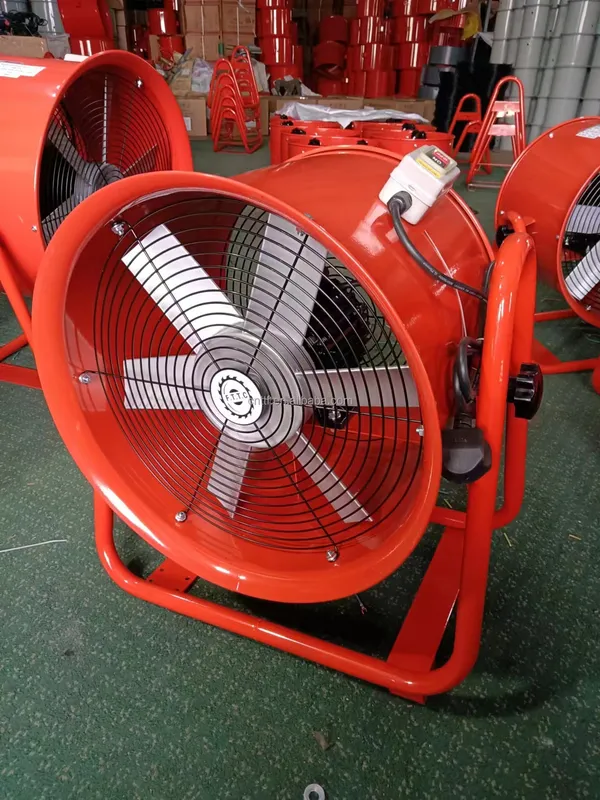 Movable Axial Ventilation Fan, 14'', 350mm, 2900rpm, 220V/380V - view 4